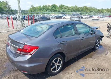2015 Honda Civic Se z USA, uszkodzony, nr VIN 2HGFB2F72FH543635